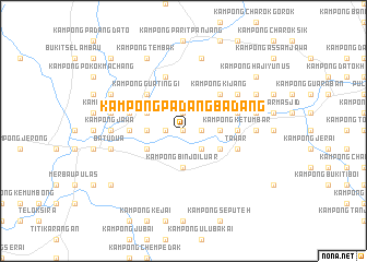 map of Kampong Padang Badang