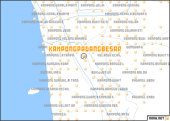 map of Kampong Padang Besar