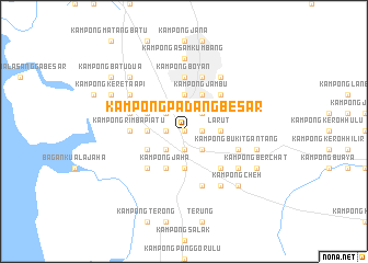 map of Kampong Padang Besar