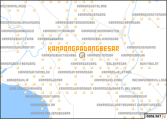 map of Kampong Padang Besar