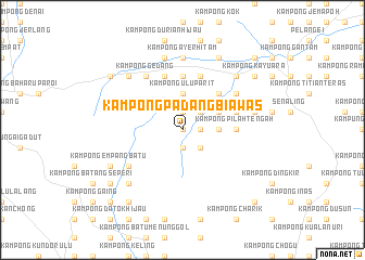 map of Kampong Padang Biawas