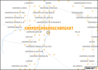 map of Kampong Padang Changkat