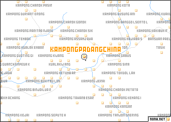 map of Kampong Padang China