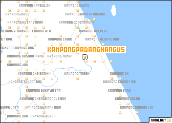 map of Kampong Padang Hangus