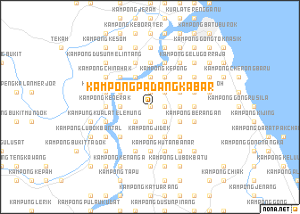 map of Kampong Padang Kabar