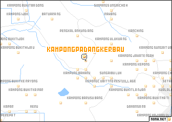 map of Kampong Padang Kerbau