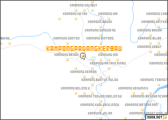 map of Kampong Padang Kerbau