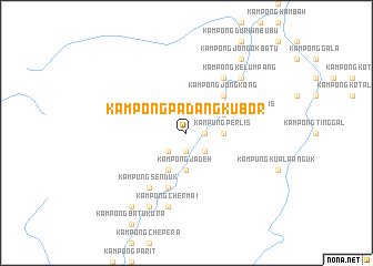 map of Kampong Padang Kubor