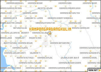 map of Kampong Padang Kulim