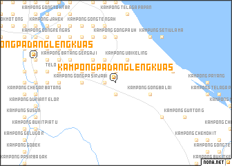 map of Kampong Padang Lengkuas