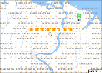 map of Kampong Padang Lindong