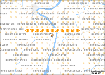 map of Kampong Padang Pasir Perah