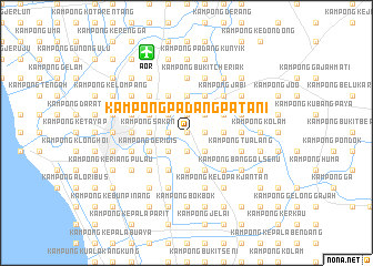 map of Kampong Padang Patani