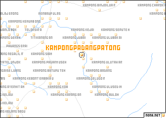 map of Kampong Padang Patong