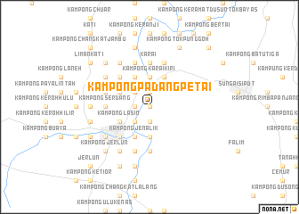 map of Kampong Padang Petai