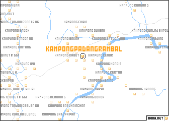 map of Kampong Padang Rambal