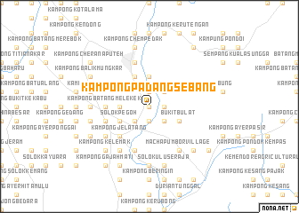 map of Kampong Padang Sebang