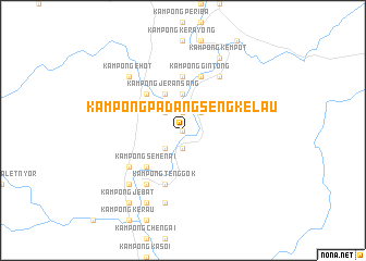 map of Kampong Padang Sengkelau