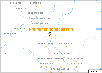 map of Kampong Padang Setar