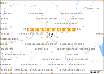 map of Kampong Padang Taboran