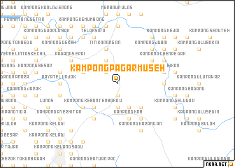 map of Kampong Pagar Museh