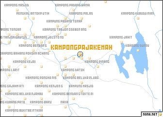 map of Kampong Pajak Emah