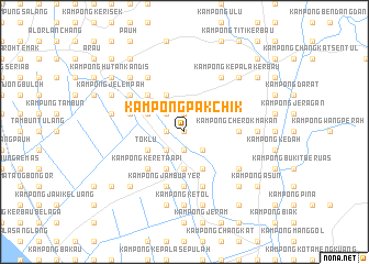 map of Kampong Pak Chik