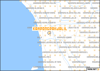 map of Kampong Pak Jalil