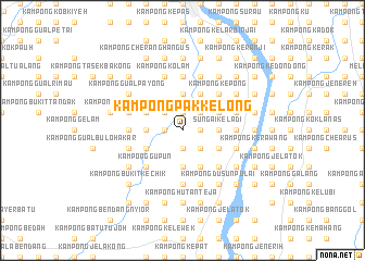 map of Kampong Pak Kelong