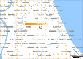 map of Kampong Pak Mesenik