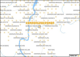 map of Kampong Pak Roman