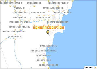 map of Kampong Pak Siah