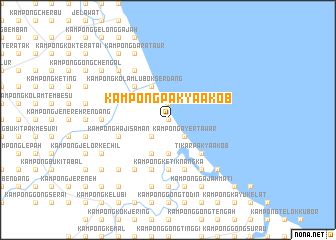 map of Kampong Pak Ya\