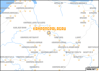 map of Kampong Palagau