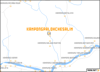 map of Kampong Paloh Che Salim