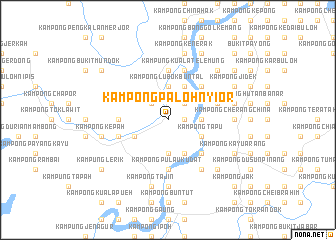 map of Kampong Paloh Nyior