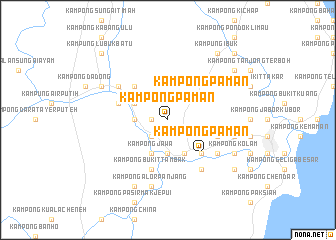 map of Kampong Paman