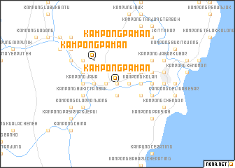 map of Kampong Paman