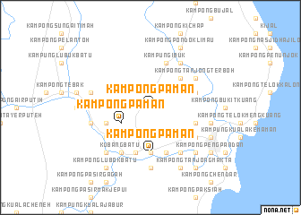 map of Kampong Paman