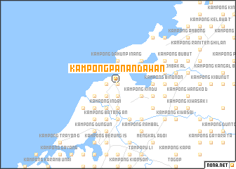 map of Kampong Panandawan