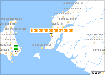 map of Kampong Panbatakan