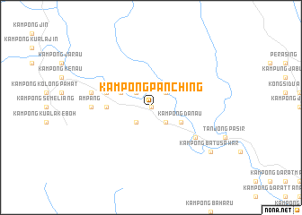 map of Kampong Panching