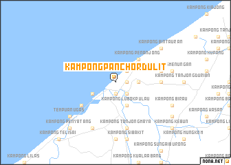 map of Kampong Panchor Dulit