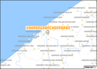 map of Kampong Panchor Papan