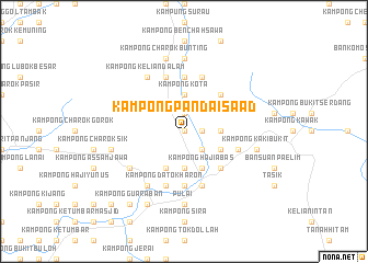 map of Kampong Pandai Saad