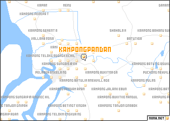 map of Kampong Pandan
