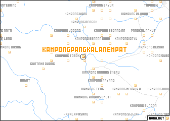 map of Kampong Pangkalan Empat