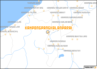 map of Kampong Pangkalan Parai