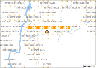 map of Kampong Pangkal Durian