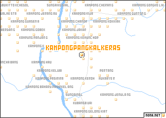 map of Kampong Pangkal Keras